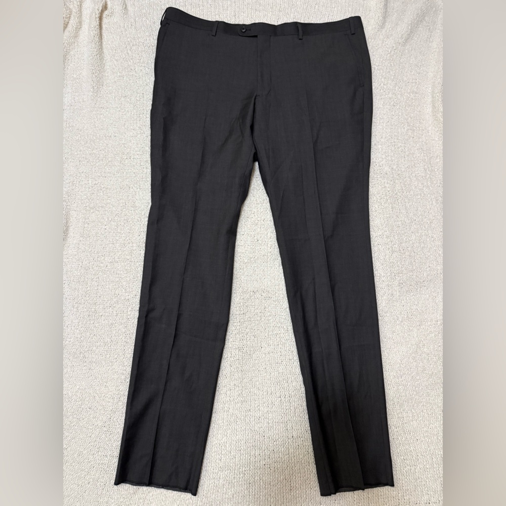John Varvatos Bedford Suit Dress‎ Pants in Dark Gray - 41R